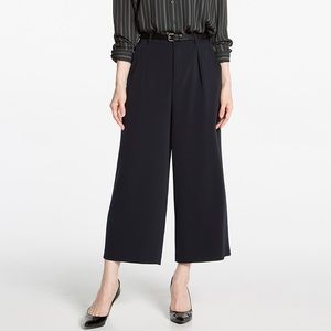 Uniqlo Cropped Wide Leg Pants